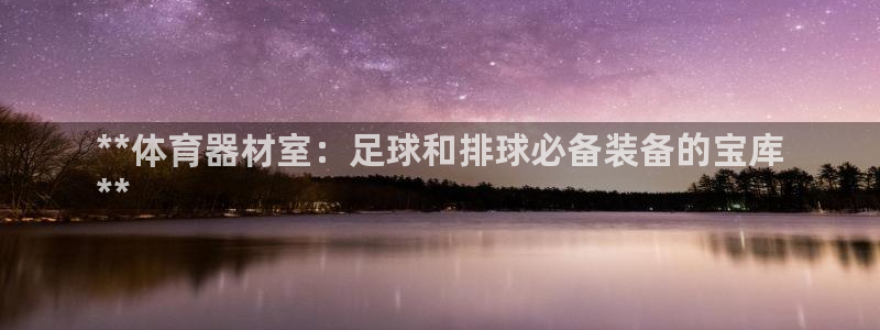 极悦平台是干什么的软件：**体育器材室：足球和排球必