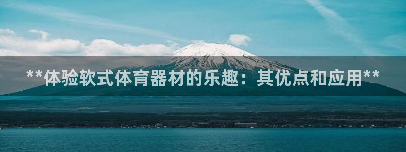 极悦官方网站app下载安装：**体验软式体育器材的乐