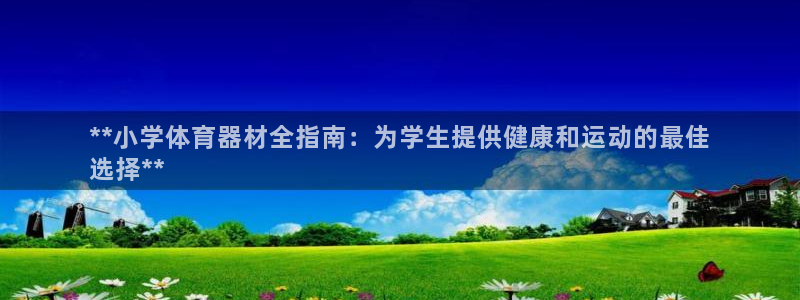 极悦平台注册和登录页面不一样：**小学体育器材全指南