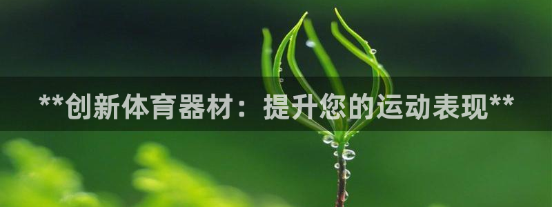 极悦平台官方网站登录：**创新体育器材：提升您的运动表现**