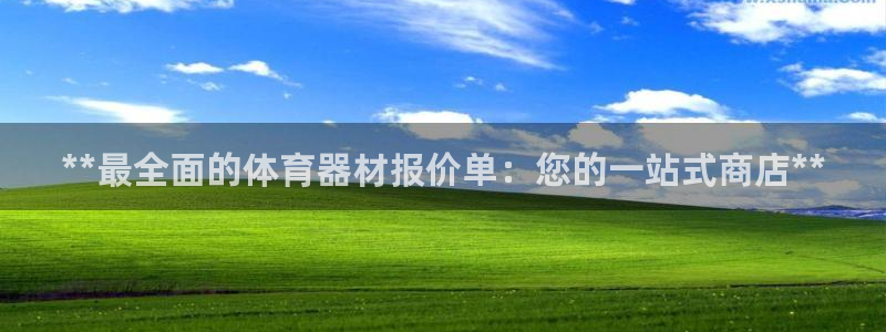极悦娱乐代理人是谁呀：**最全面的体育器材报价单：您