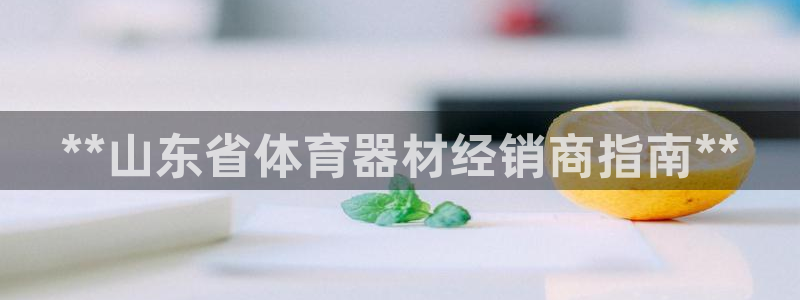 极悦平台官网登录：**山东省体育器材经销商指南**
