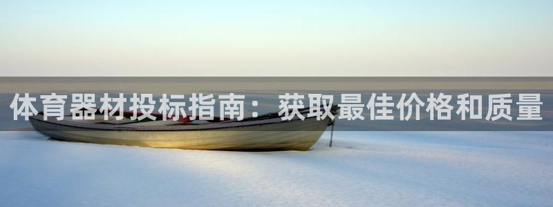 极悦平台网址皮皮虾：体育器材投标指南：获取最佳价格和