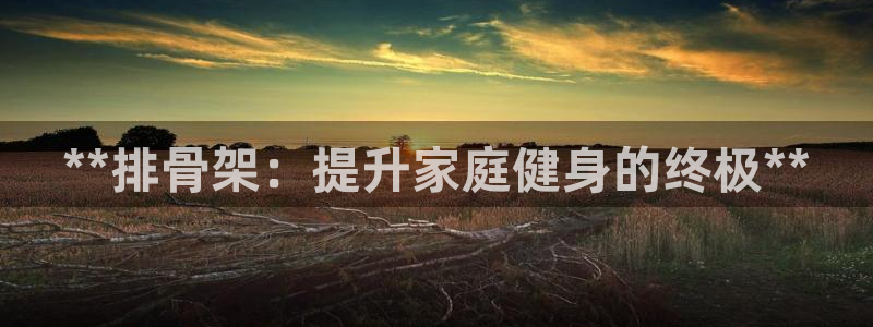 极悦平台是正规平台吗：**排骨架：提升家庭健身的终极
