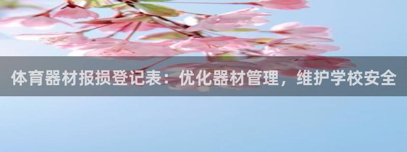 极悦娱乐的创始人背景故事简介：体育器材报损登记表：优化器材管