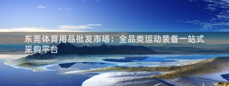 极悦平台是正规平台吗是真的吗：东莞体育用品批发市场：全品类运