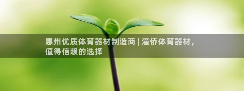 极悦平台是干什么的公司：惠州优质体育器材制造商 | 潼侨体育