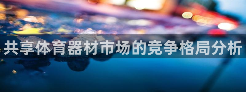 极悦娱乐股东名单：共享体育器材市场的竞争格局分析